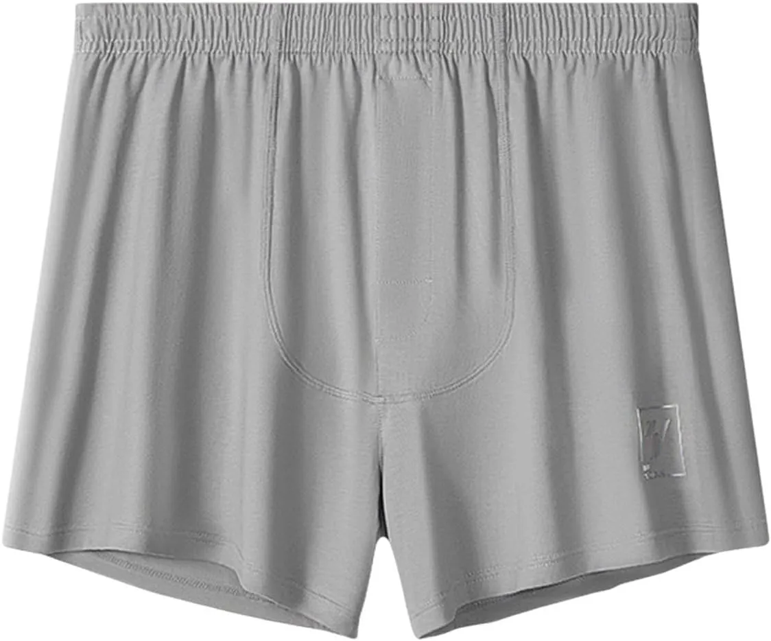 Mens Comfort Boxer Briefs Soft Underwear Close Fitting Stretch Breathable Lightweight Underpants Shorts