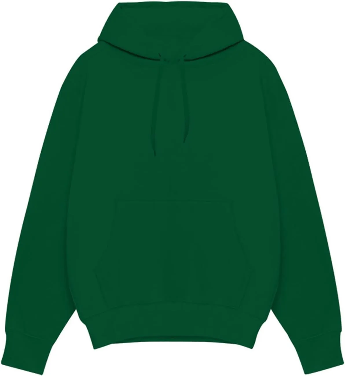 Men's Hoodies Unisex Running Outfits Casual Solid Color Long Sleeve Drawstring Pullover Hooded Sweatshirt