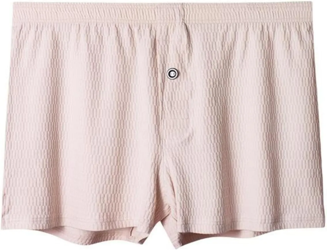 Men's Lounge Boxer Briefs Breathable Comfort Lightweight Underwear Moisture-Wicking Close Fitting Underpants