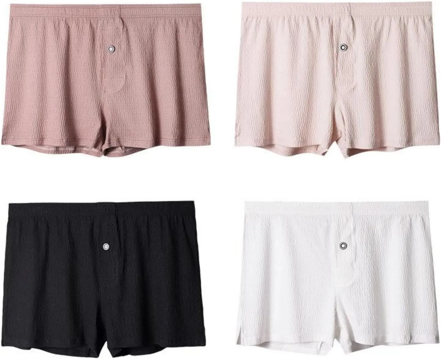 Men's Lounge Boxer Briefs Breathable Comfort Lightweight Underwear Moisture-Wicking Close Fitting Underpants