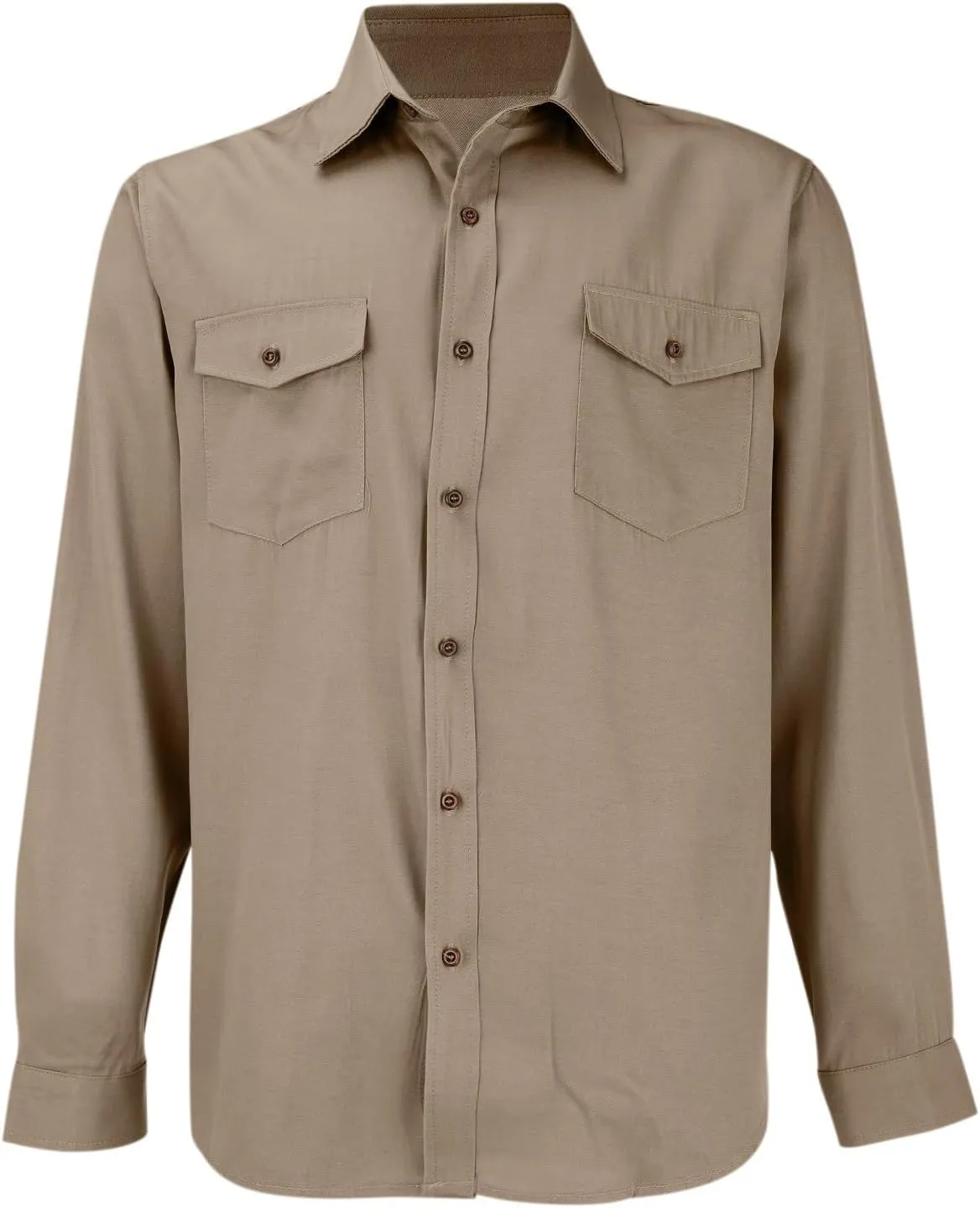 Men's Regular Fit Denim Button Down Shirts Casual Chambray Long Sleeve Lightweight Tops Casual Spread Collar