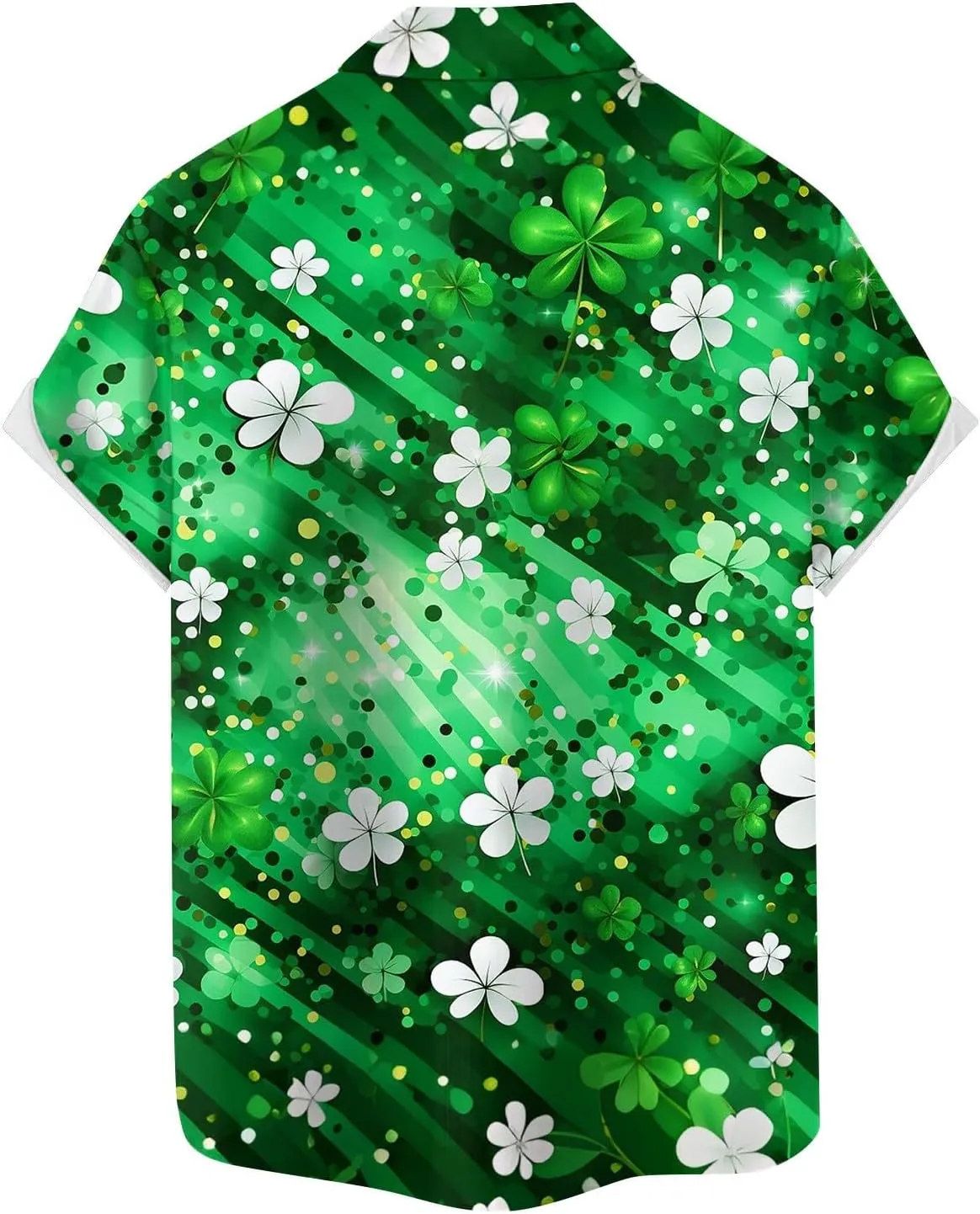 Mens Short Sleeve Shirts Hawaii Print Tops Casual Button Down Shirts for Men Beach Summer Vacation Wedding Tops