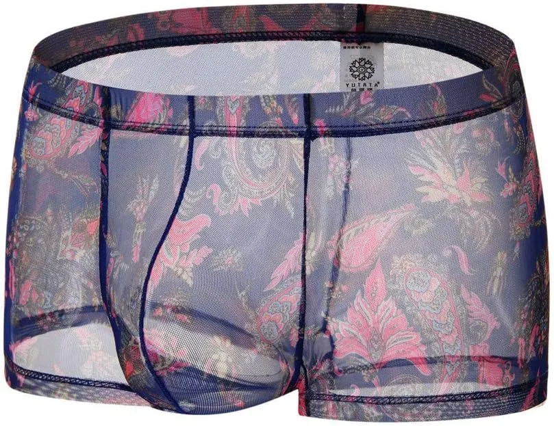 Mens Shorts mens Covered Waistband Boxer Briefs B