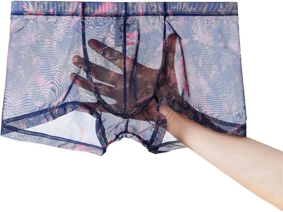 Mens Shorts mens Covered Waistband Boxer Briefs B