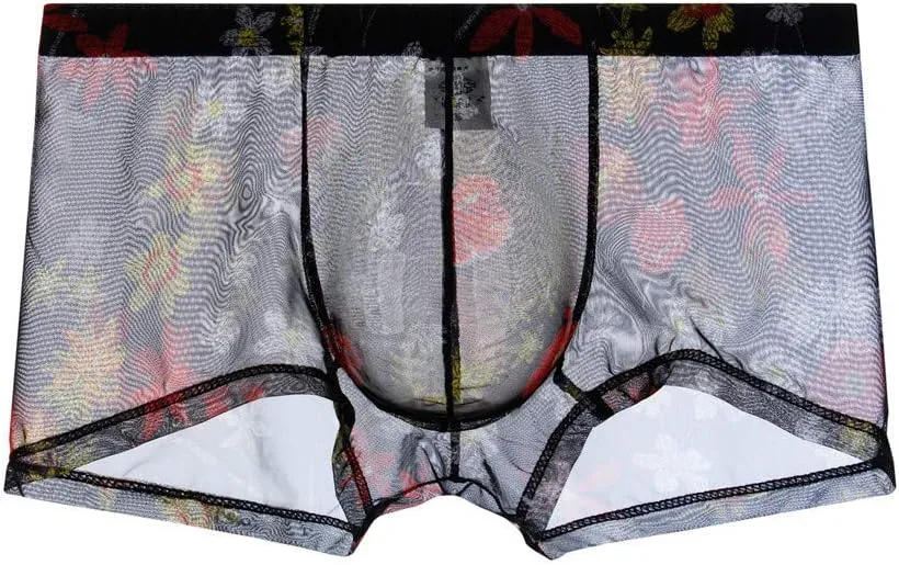 Mens Shorts mens Covered Waistband Boxer Briefs B