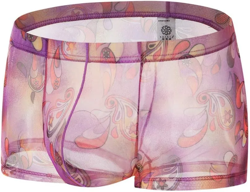 Mens Shorts mens Covered Waistband Boxer Briefs B