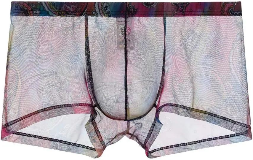 Mens Shorts mens Covered Waistband Boxer Briefs B
