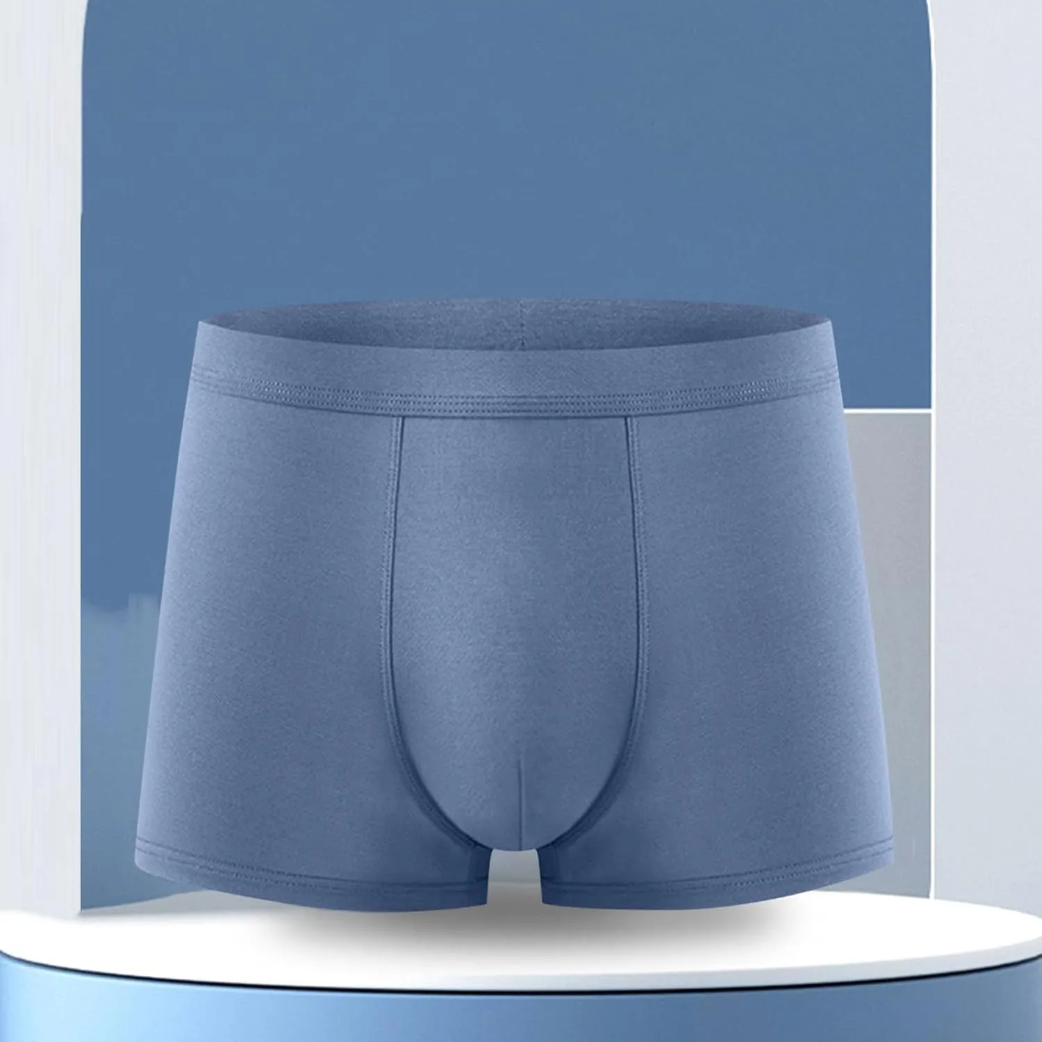 Men's Soft Comfort Boxer Briefs Lightweight Thin Breathable Stretch Close Fitting Underwear with Contour Pouch