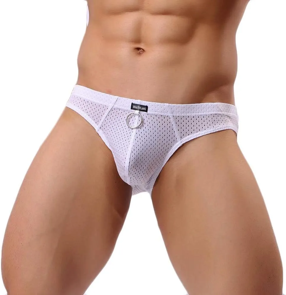 Mens Underwear Breathable Brief Mesh Boxer Sport Sexy Mens Underwear Underpants Shorts Fashion Men's underwear