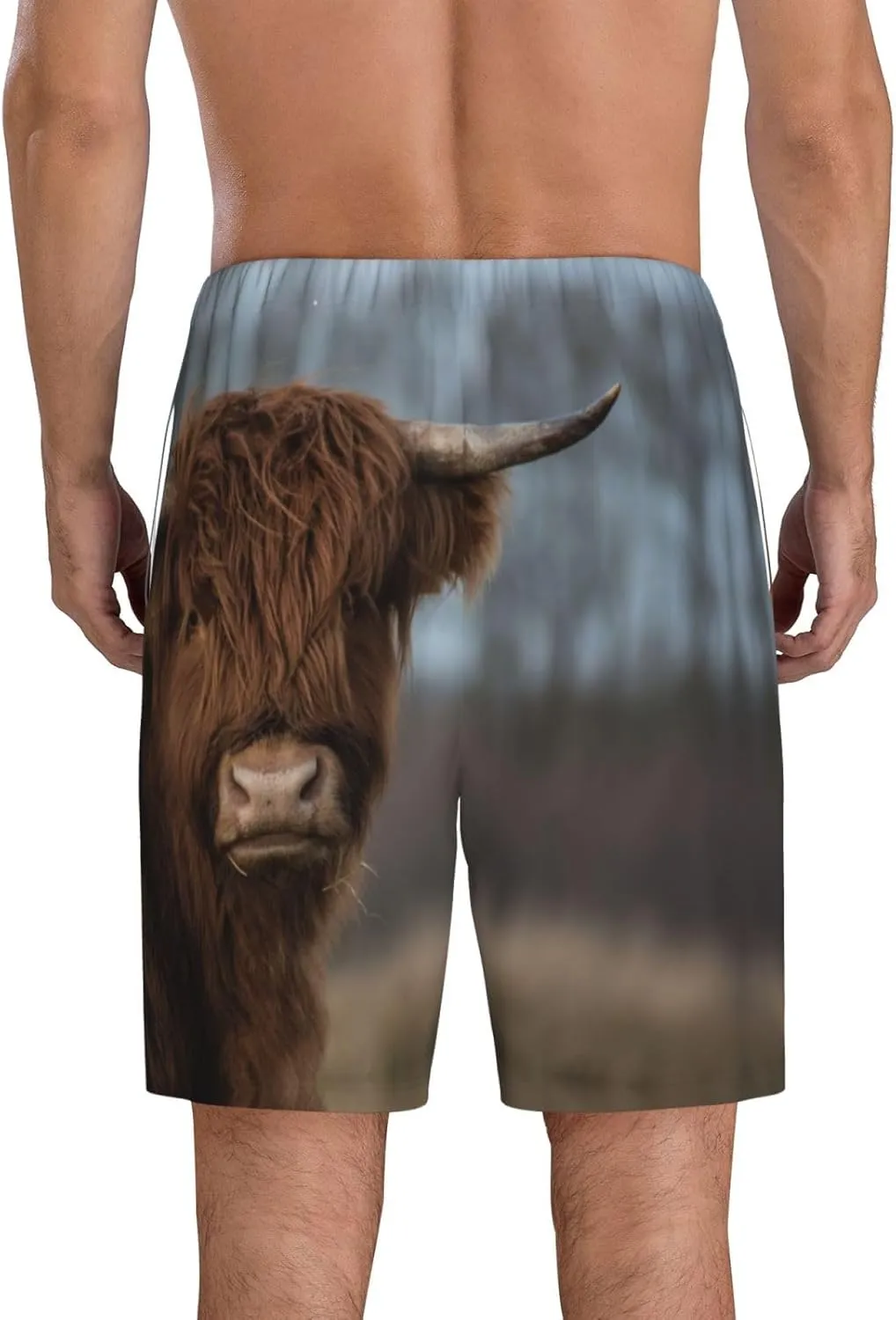 Novastar Mens Pajama Pants - Yak (6) Sleep Comfy Shorts Mens Pajama Shorts, Pj Pants for Mens Lounge Shorts