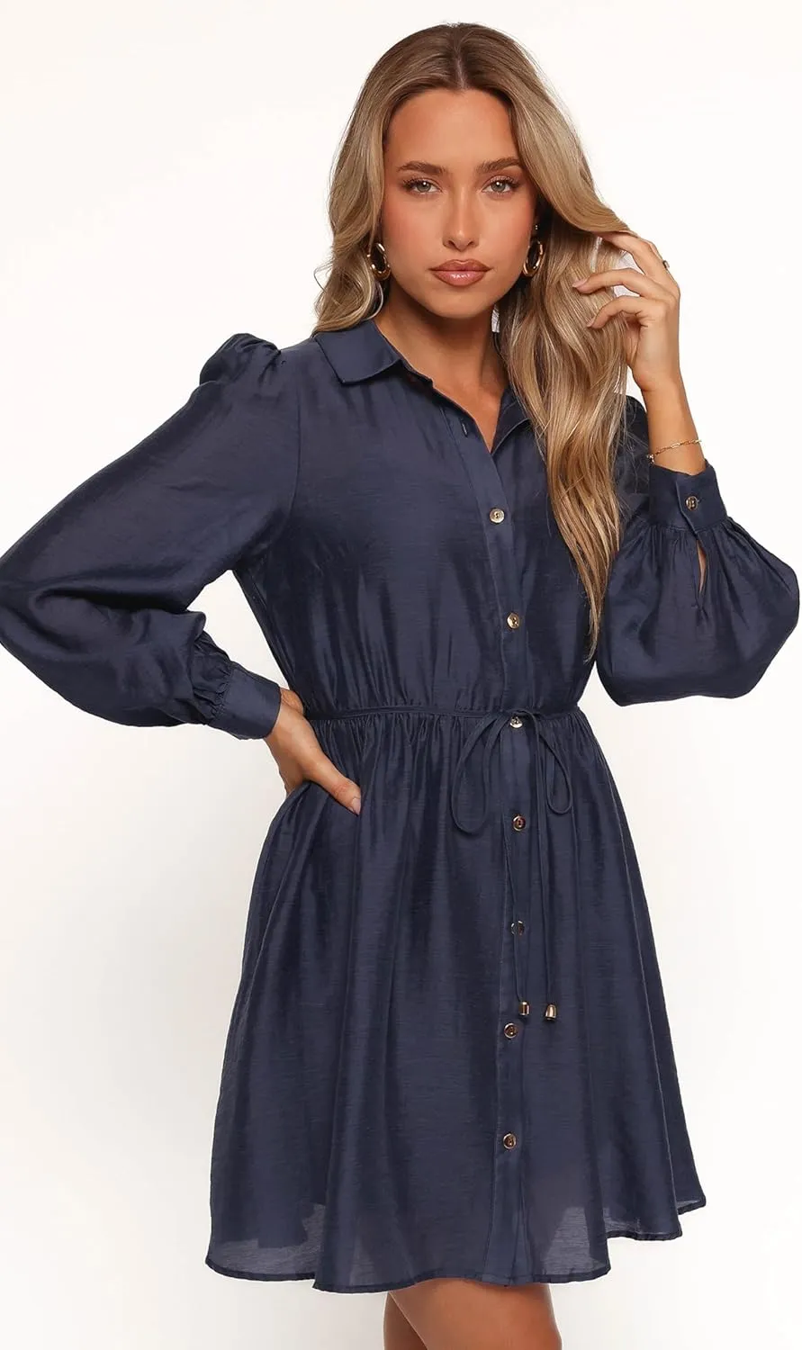 Petal & Pup Women's Everett Long Sleeve Mini Dress