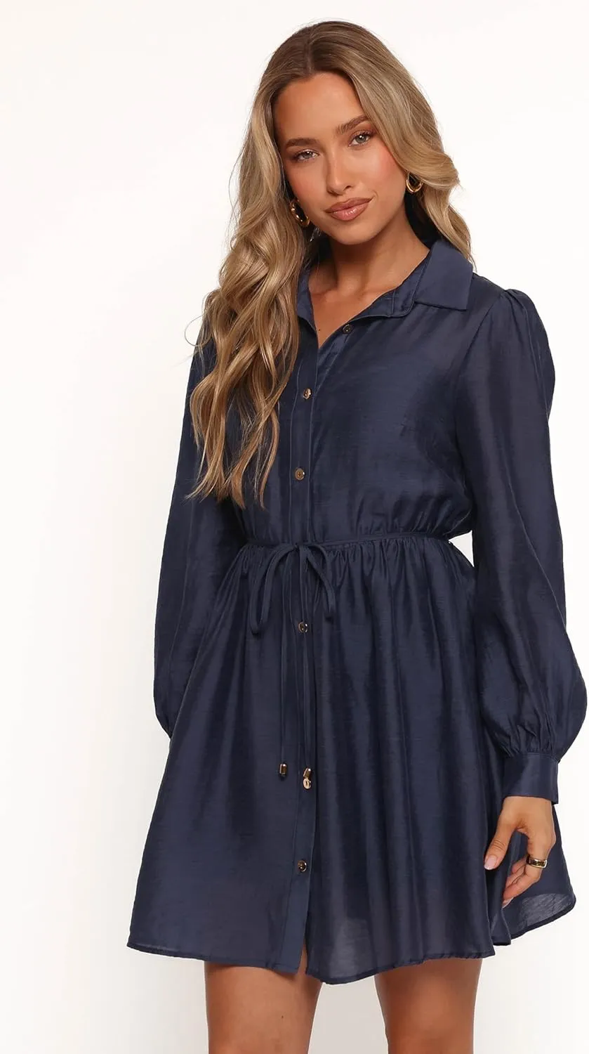 Petal & Pup Women's Everett Long Sleeve Mini Dress
