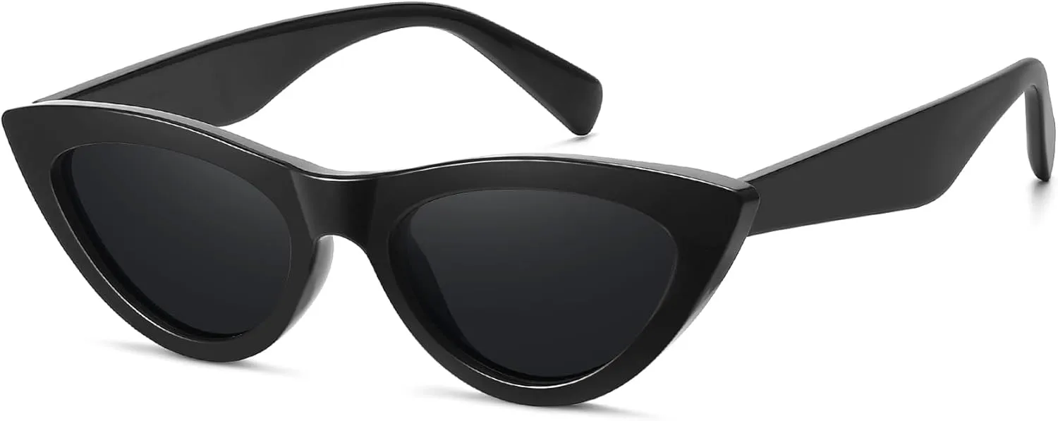 Retro Cat Eye Sunglasses for Women Trendy Polarized Womens Sunnies