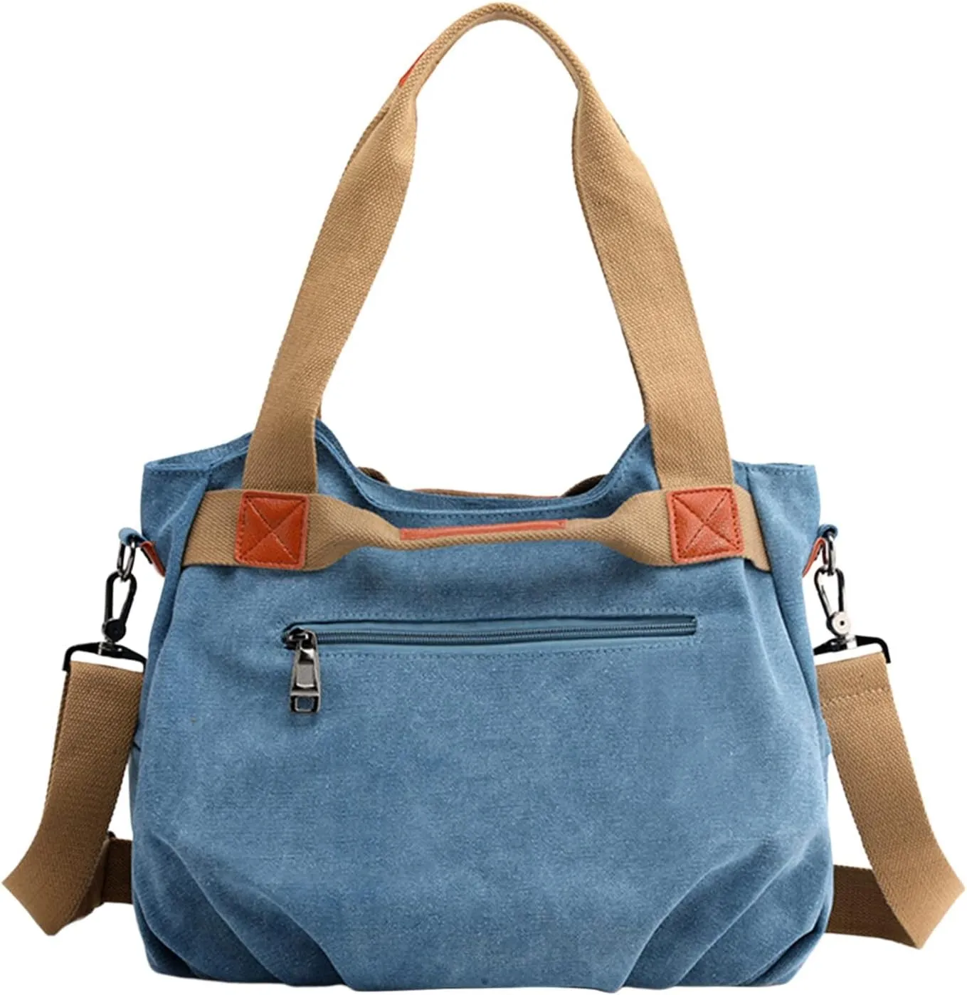 Retro Fashion One Shoulder Crossbody Women's Bag Large Capacity Fashion Handbag Women's Simple (Sky Blue, One Size)