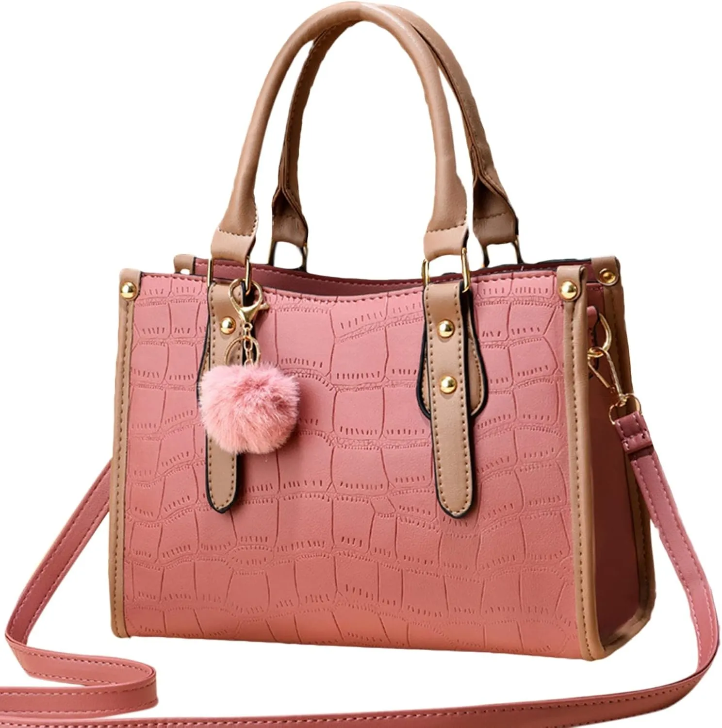 Shoulder Bag for Women Womens Fashion Tote Bag Handbags Ladies Purse Satchel Shoulder Bags Tote Leather Bag
