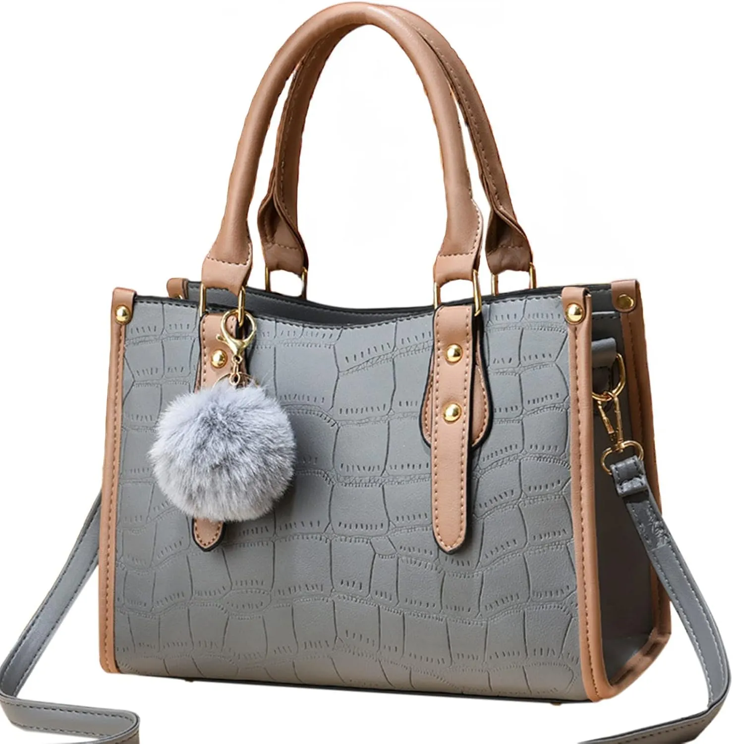 Shoulder Bag for Women Womens Fashion Tote Bag Handbags Ladies Purse Satchel Shoulder Bags Tote Leather Bag