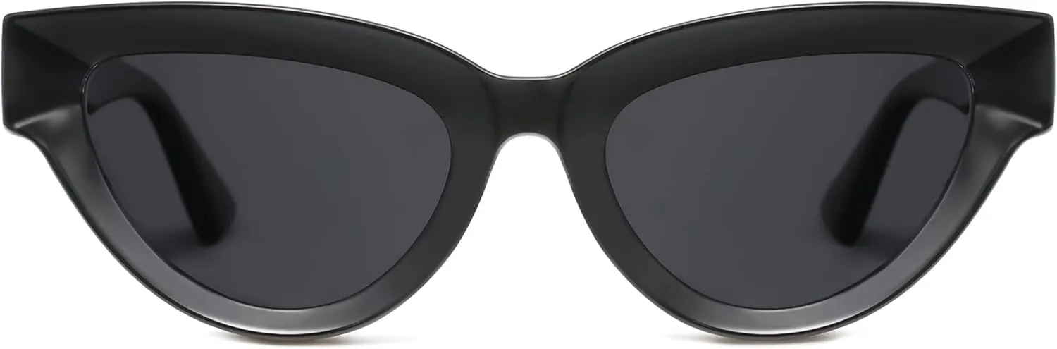 SOJOS Retro Polarized Cat Eye Sunglasses Womens Vintage Shades Trendy Stylish Sunnies SJ2331A