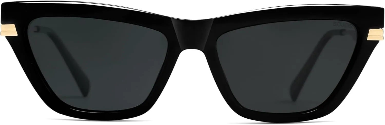 SOJOS Retro Small Polarized Cat Eye Sunglasses Womens Vintage Shades Trendy Stylish Sunnies SJ2361