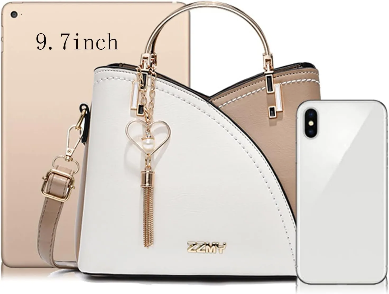 Spring And Summer Trendy Bags Ladies Handbag Shoulder Messenger Bags Fashion Womens Huge Messenger Bag (Black, One Size)