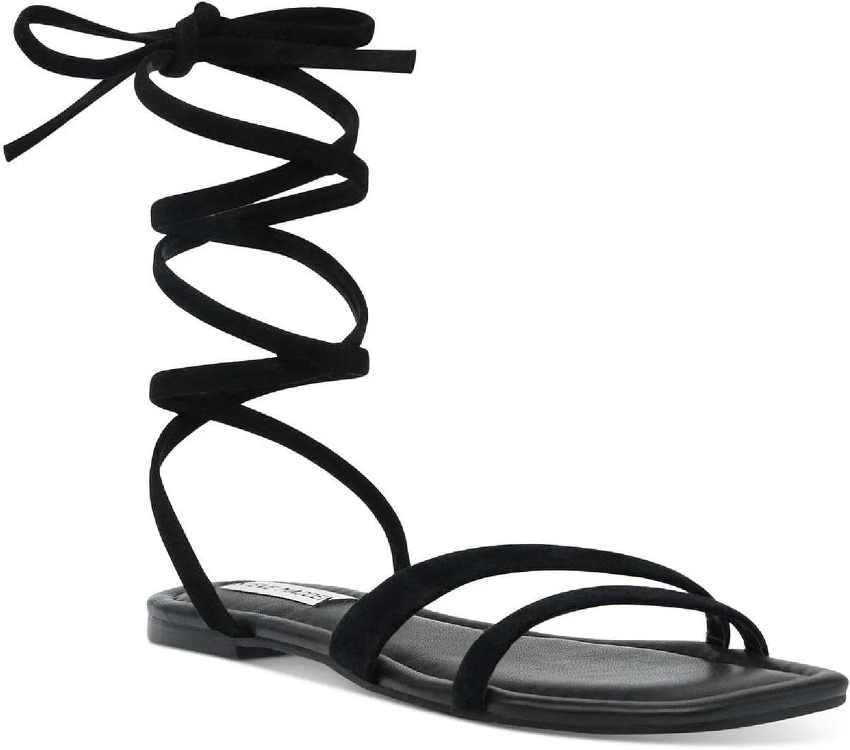 Steve Madden Womens Garvan Suede Strappy Gladiator Sandals