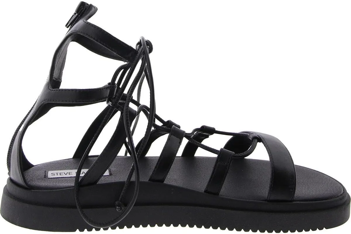 Steve Madden Womens Leather Strappy Gladiator Sandals