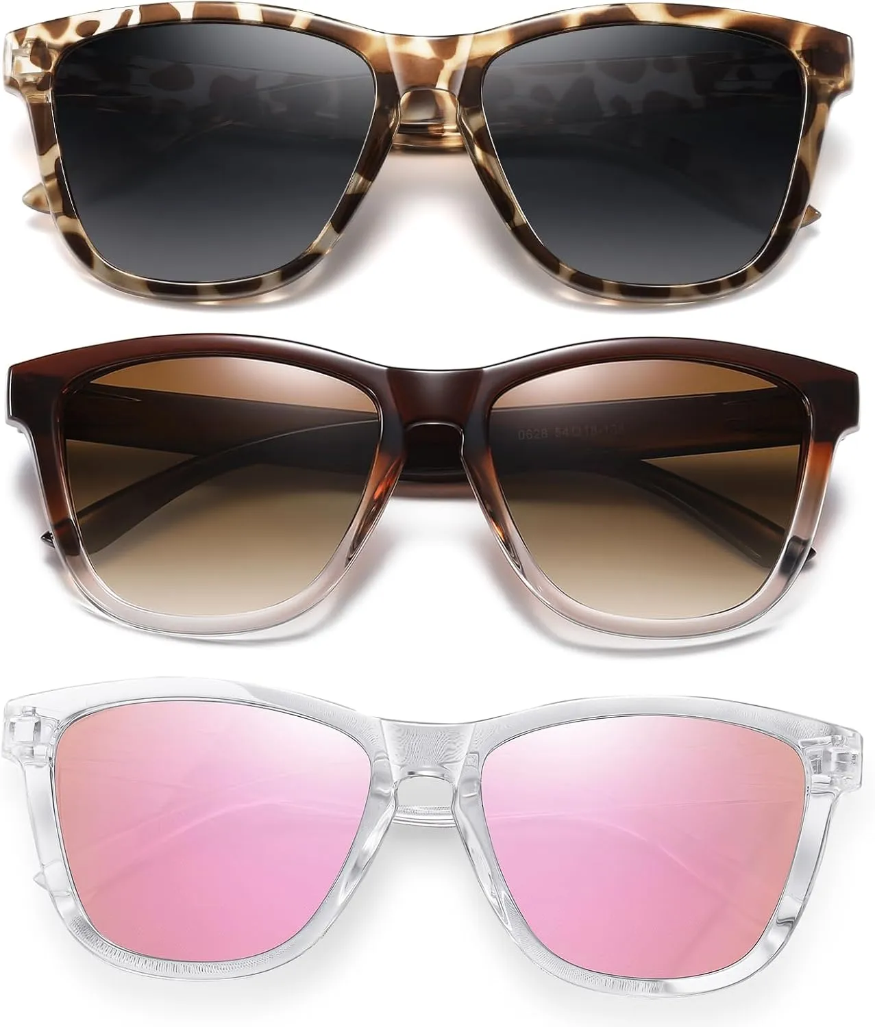 Sunglasses Womens Polarized Sunglasses for Women Trendy Designer Mirrored UV400 Protection Sun Glasses