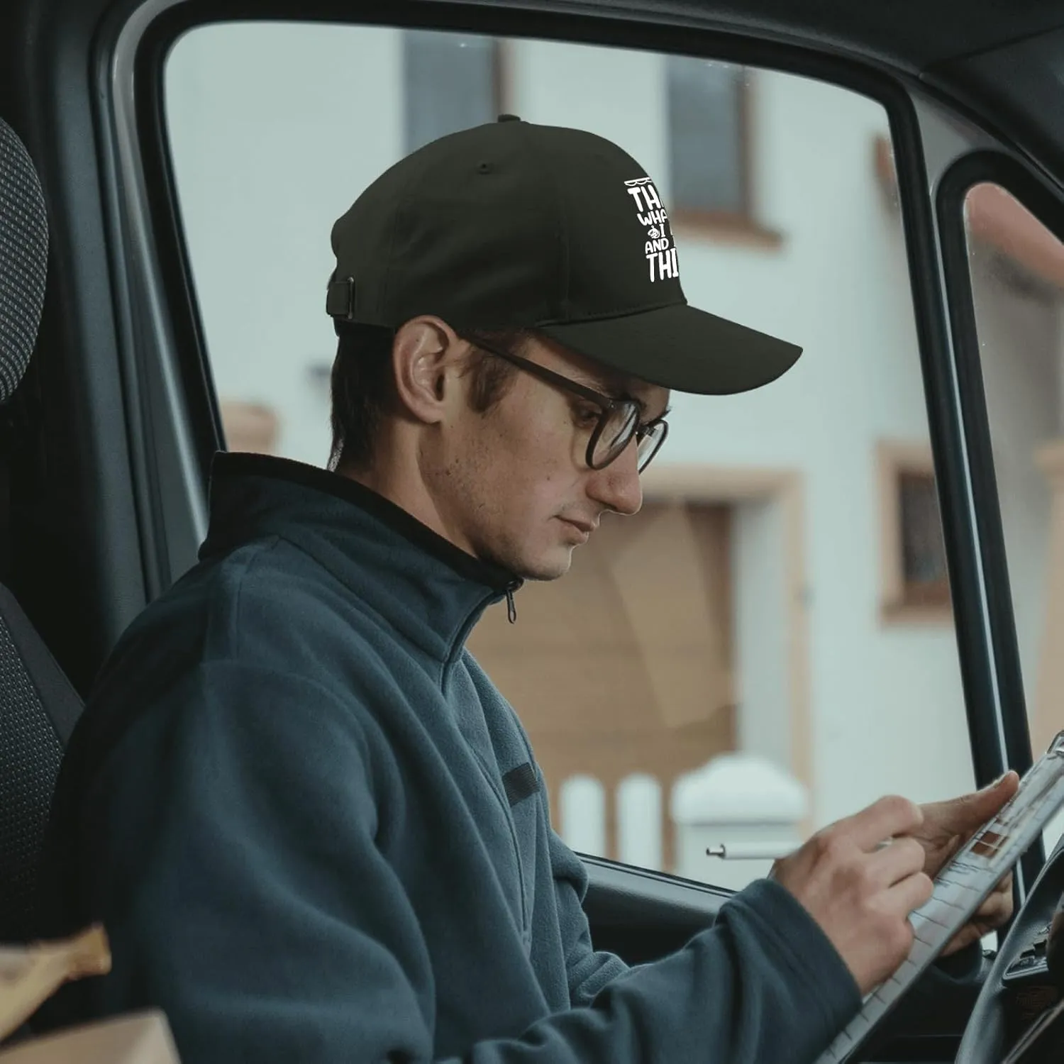 That's What I Do I Fish and Know Things Trucker Hat Mens Trucker Hat AllBlack Men Hats Gifts for Son Baseball Caps