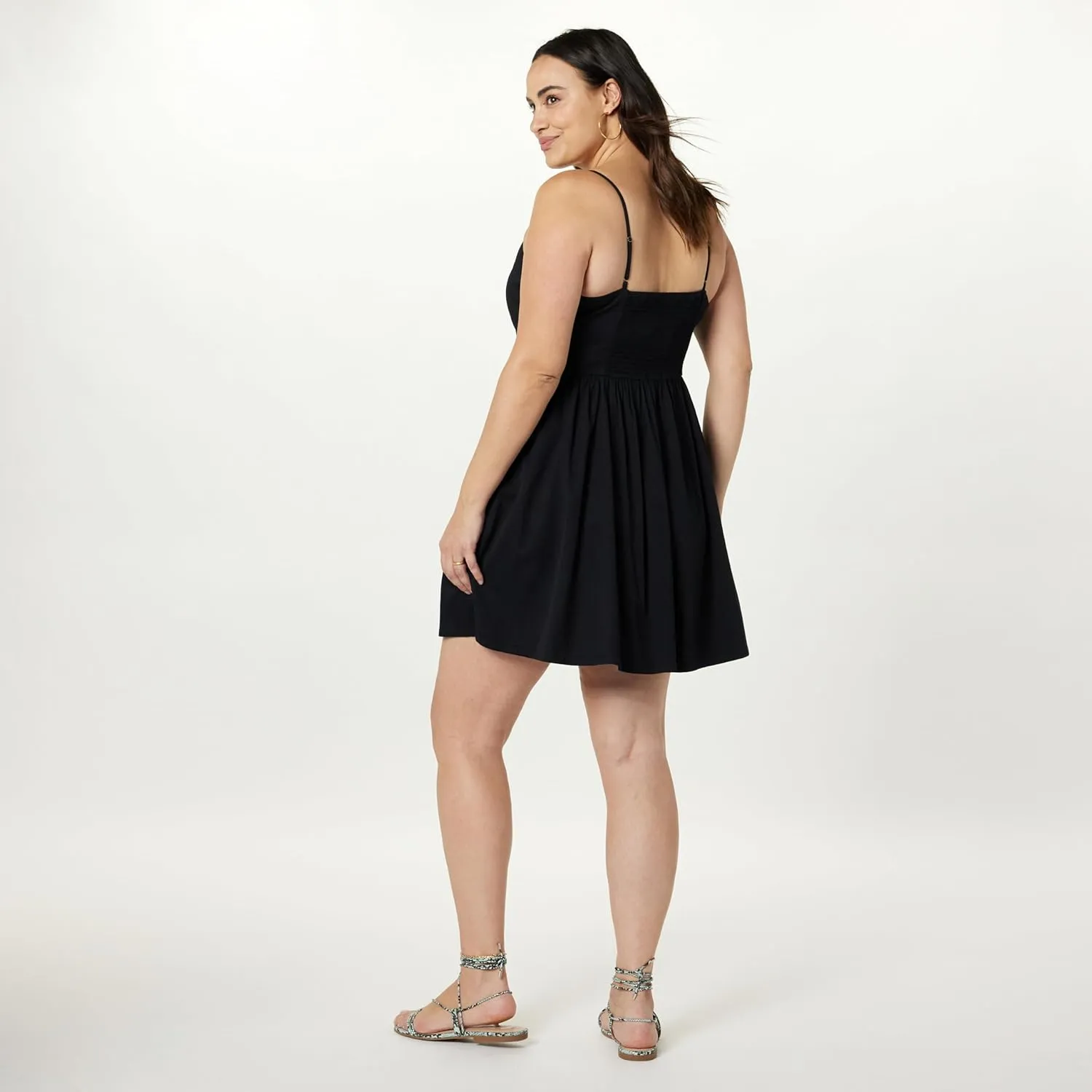 The Drop Women's Perla Shaped Waist Mini Dress