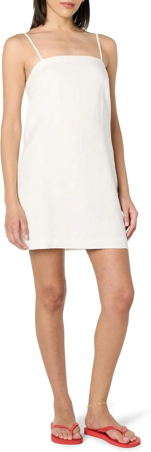 The Drop Women's Seville Linen Mini Shift Dress