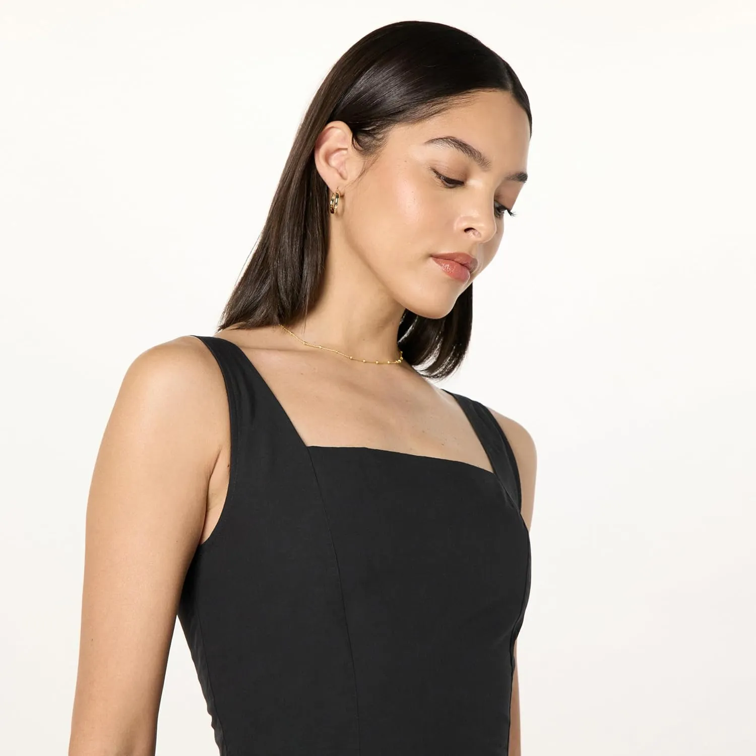 The Drop Women's V-Front Ballet Mini Dress
