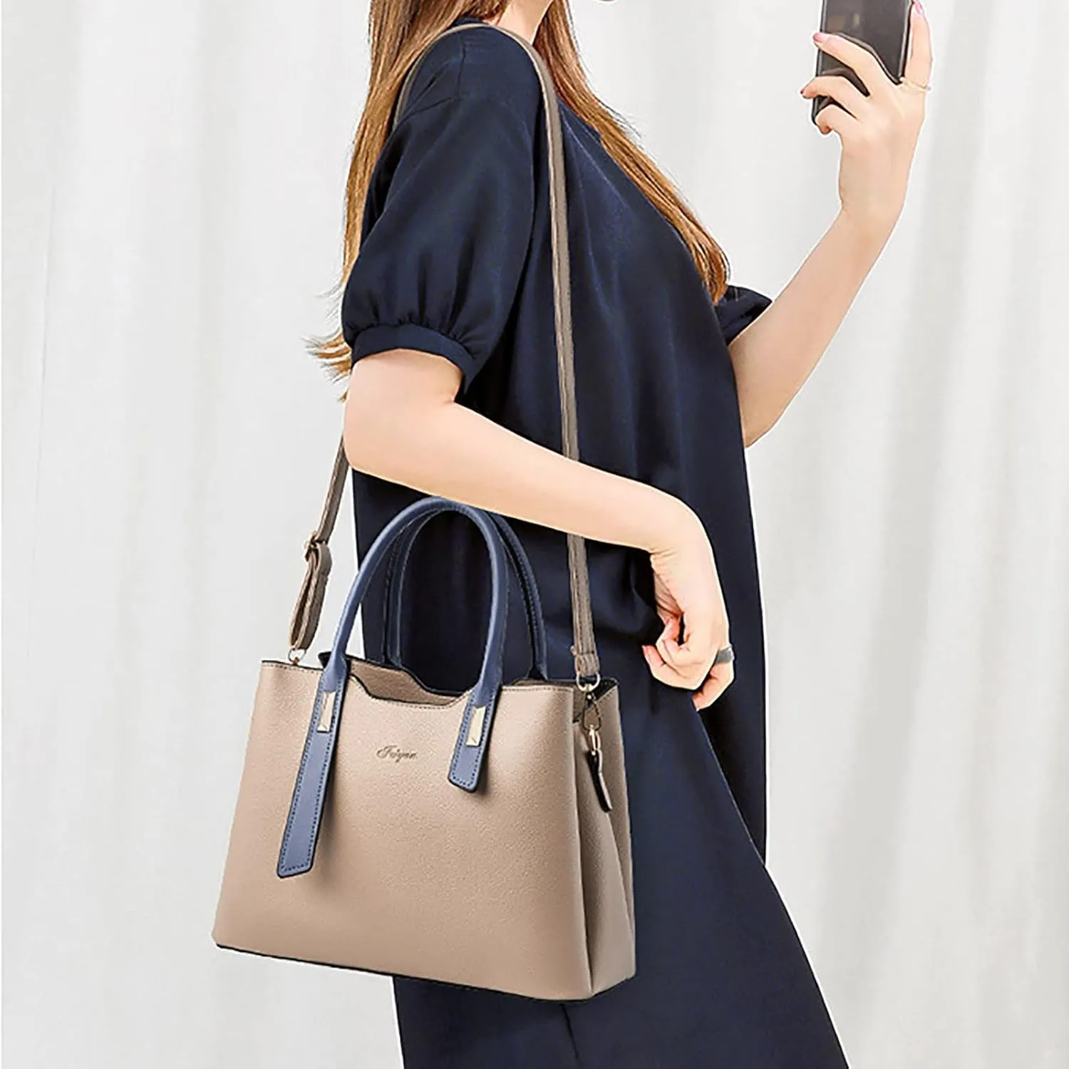 Tote Leather Bag For Women Fashion Handbags Ladies Purse Satchel Shoulder Bags Small Canvas Tote Bag