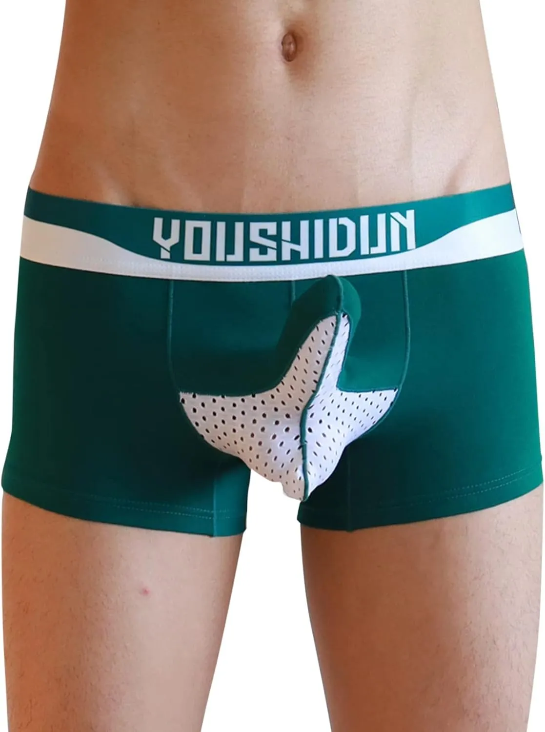 Underwear For Men Pack 6 Pack Elephant Nose Comfortable Boxer Briefs Men Ice Nylon Breathable Underpants Trunks