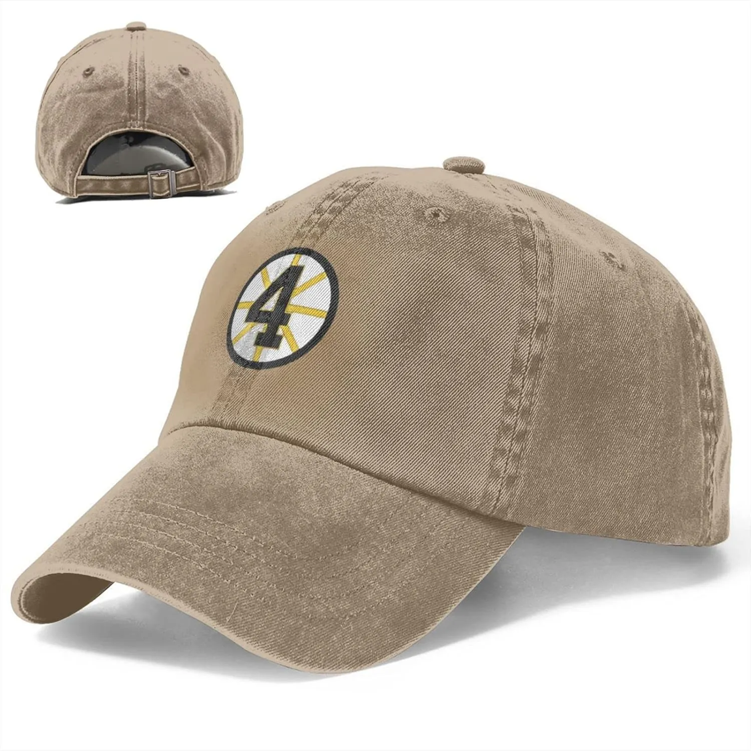 Unisex Classic Bobby-Orr-Retired-Number Adjustable Baseball Cap White