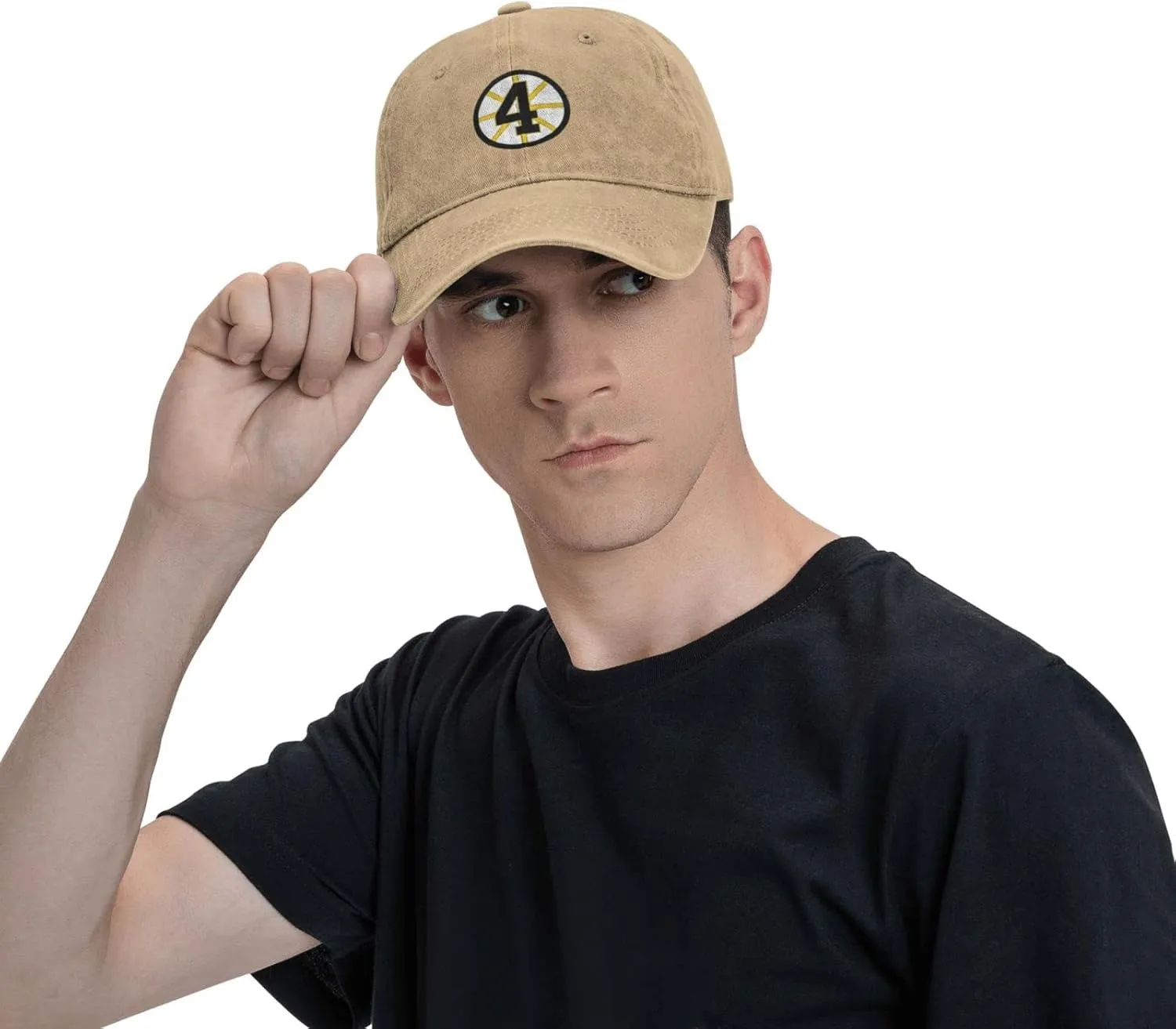 Unisex Classic Bobby-Orr-Retired-Number Adjustable Baseball Cap White