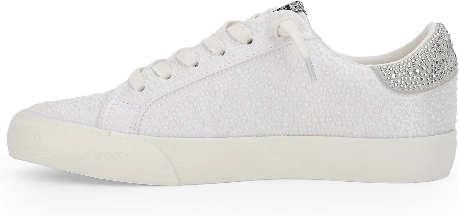Vintage Havana Grande Womens Fashion Sneakers | Star Tennis Shoes Womens | Low Top Slip On | Walking Comfortable Casual