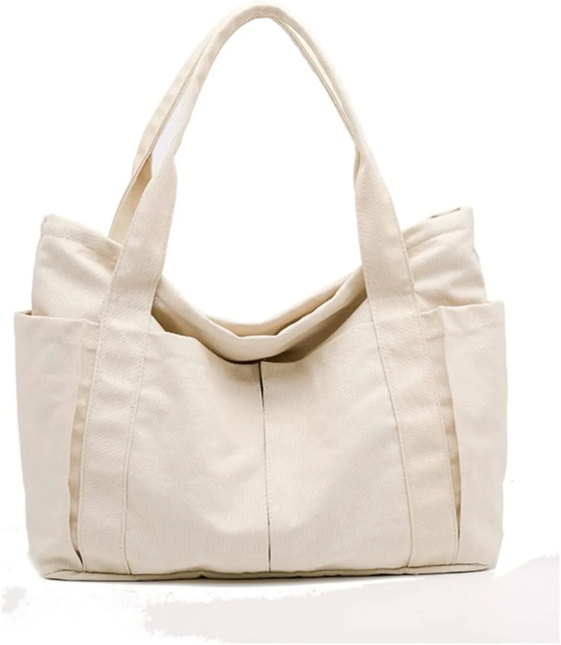 Women Canvas Shoulder Bags Retro Casual Handbags Work Bags Tote Purses Leather Clutch Purse Wallet