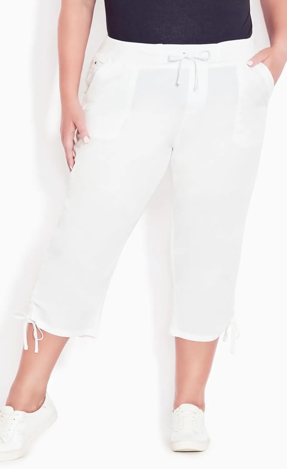 Women's Cotton Cinch Capri