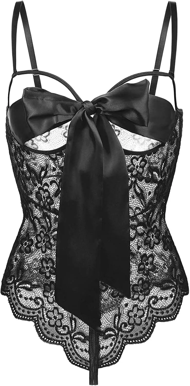 Womens Romper Lace Slutty Lingerie for Women for Sex Teddy Tummy Control Lingerie Sexy Lingerie Corset Lingerie Set