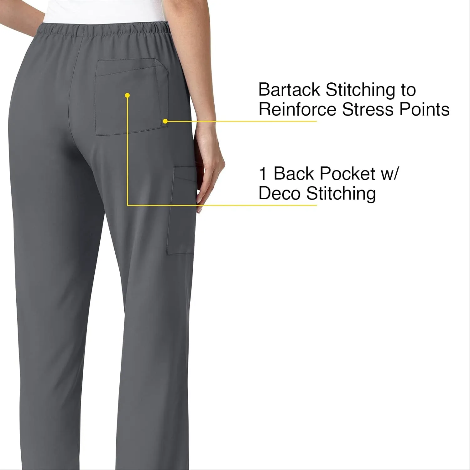 WonderWink Petite Women's Drawstring Pant