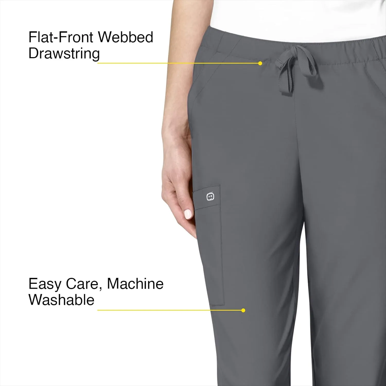 WonderWink Petite Women's Drawstring Pant