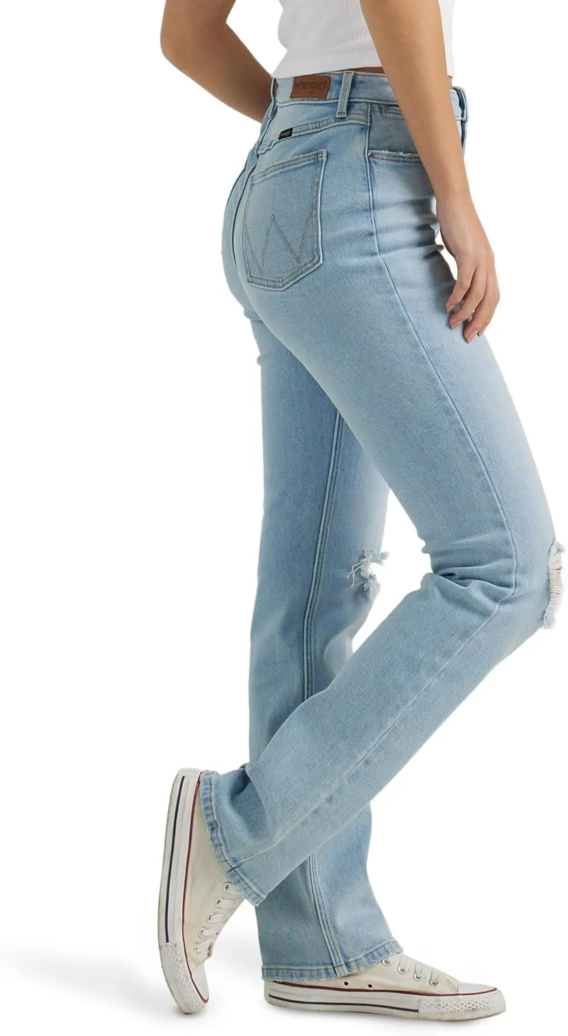 Wrangler Women's High Rise True Straight Fit Jean
