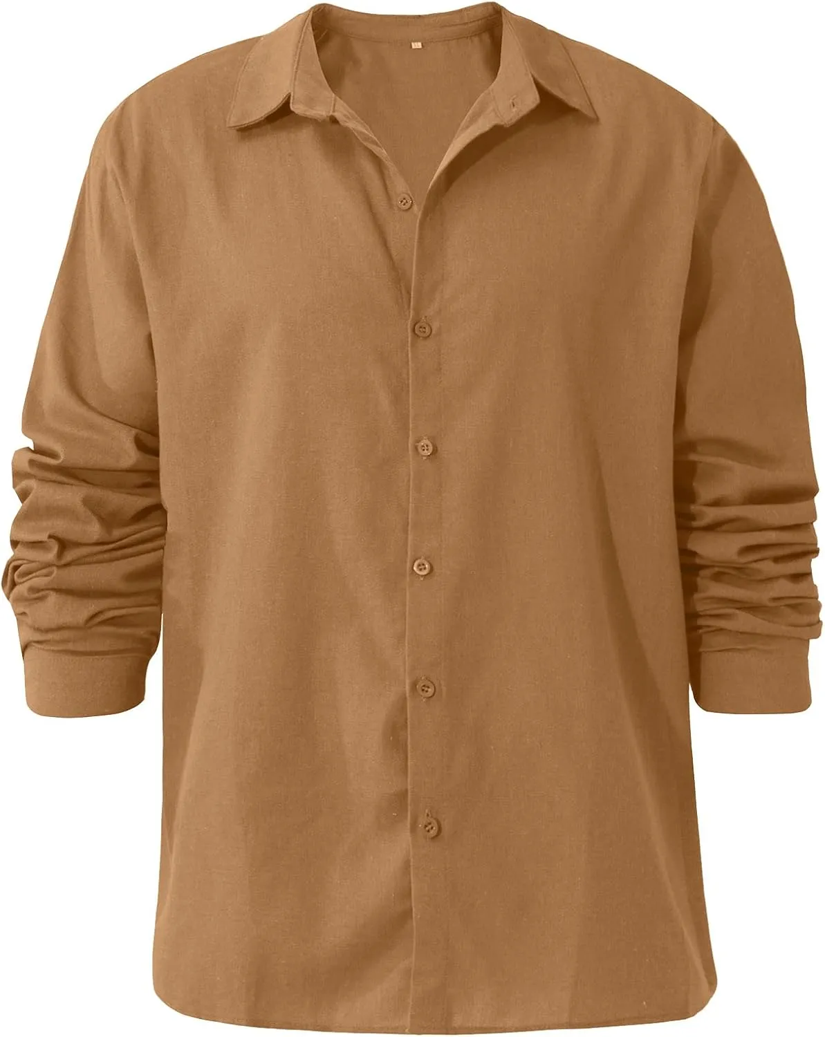 Ymosrh Men Fitness Clothes Spring Summer Men's Casual Cotton Linen Solid Color Short Sleeve Shirts Loose T-Shirts
