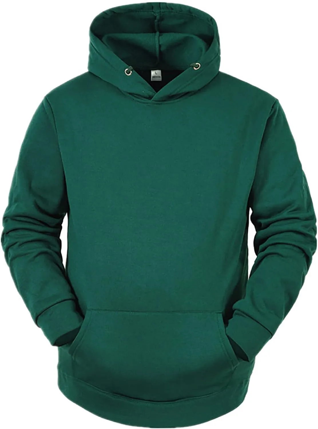Ymosrh Men's Sweatshirt Hoodies Pullover Long Sleeve Cozy Sport Outwear Solid Color Hoodie With Pockets Sweatshirt, L-3XL