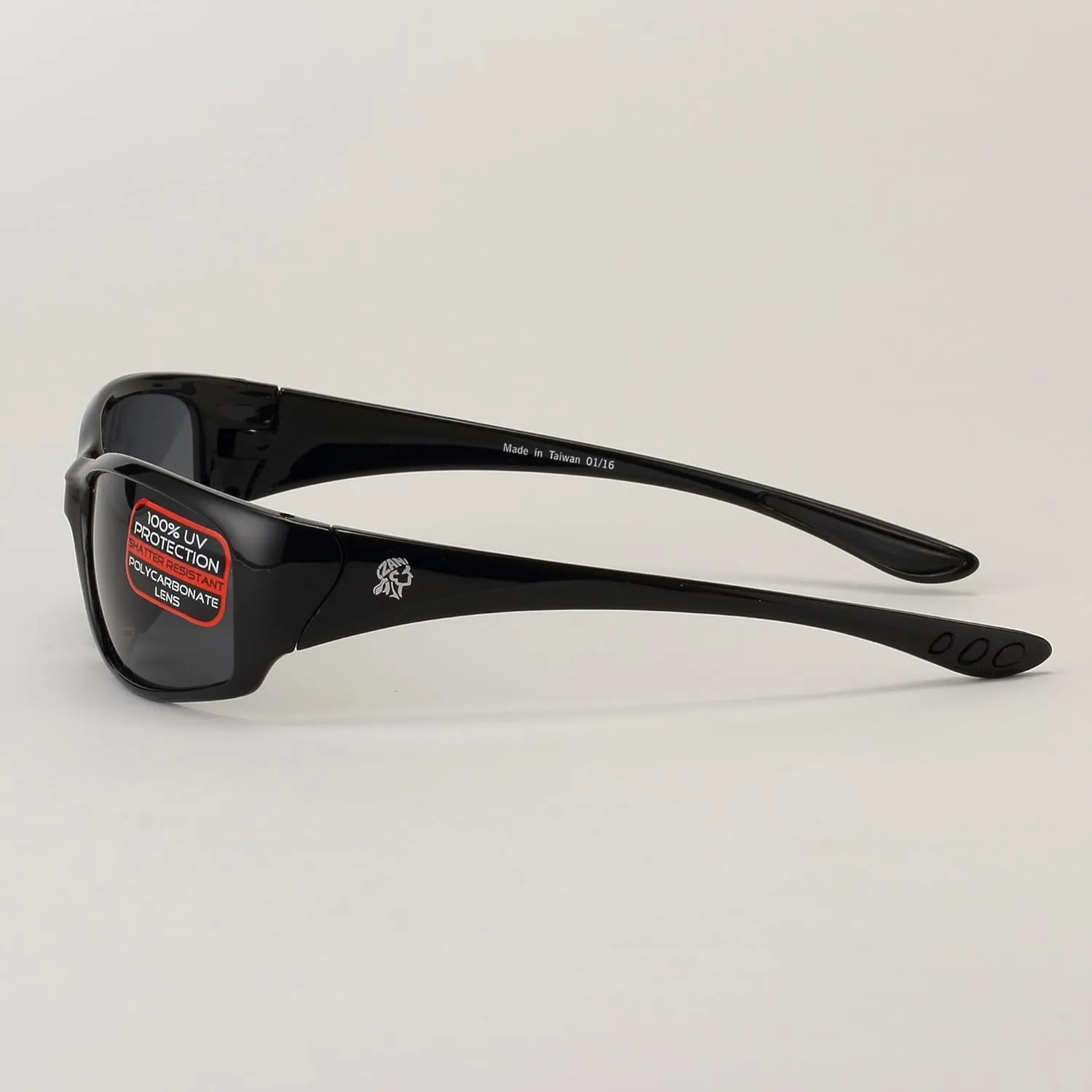 Zanheadgear South Dakota Sunglass Black Frame Smoked Lens
