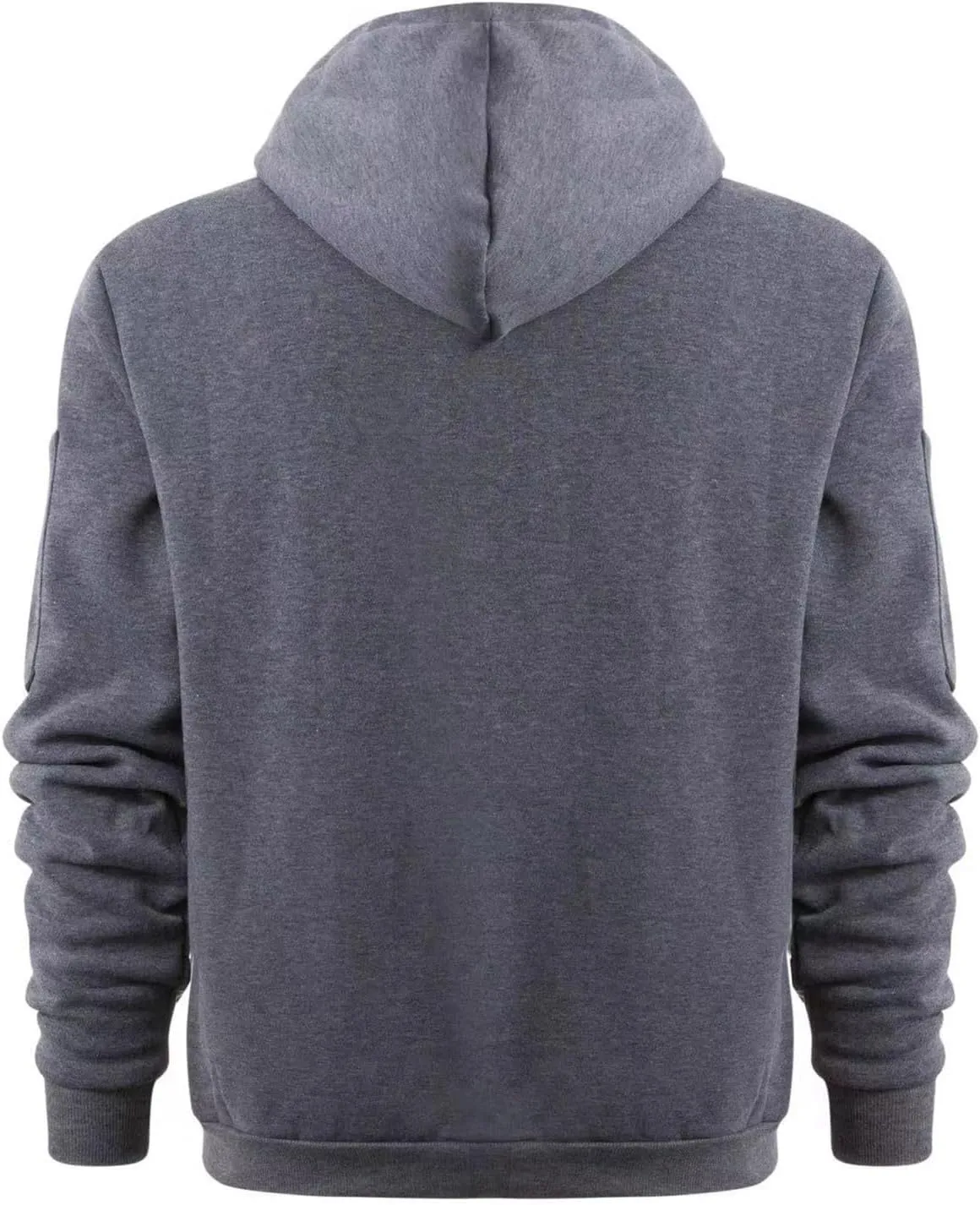 ZEFOTIM Zipper Hoodies for Men Graphic/Solid Sweatshirt Oversized Cool Workout Long Sleeve Drawstring Hoodie with Pocket
