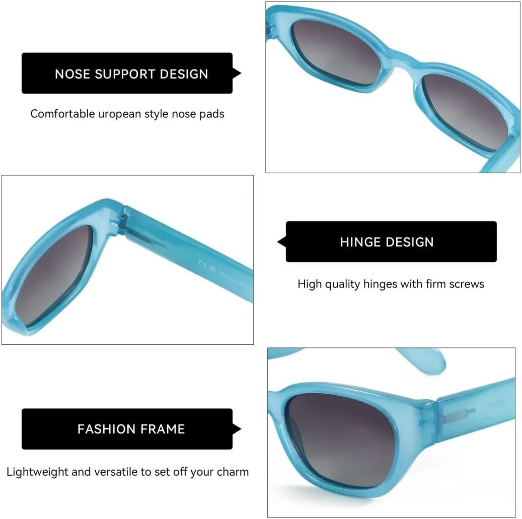 ZENOTTIC Womens Sunglasses Polarized Sun Glasses Trendy Cat Eye UV400 Protection