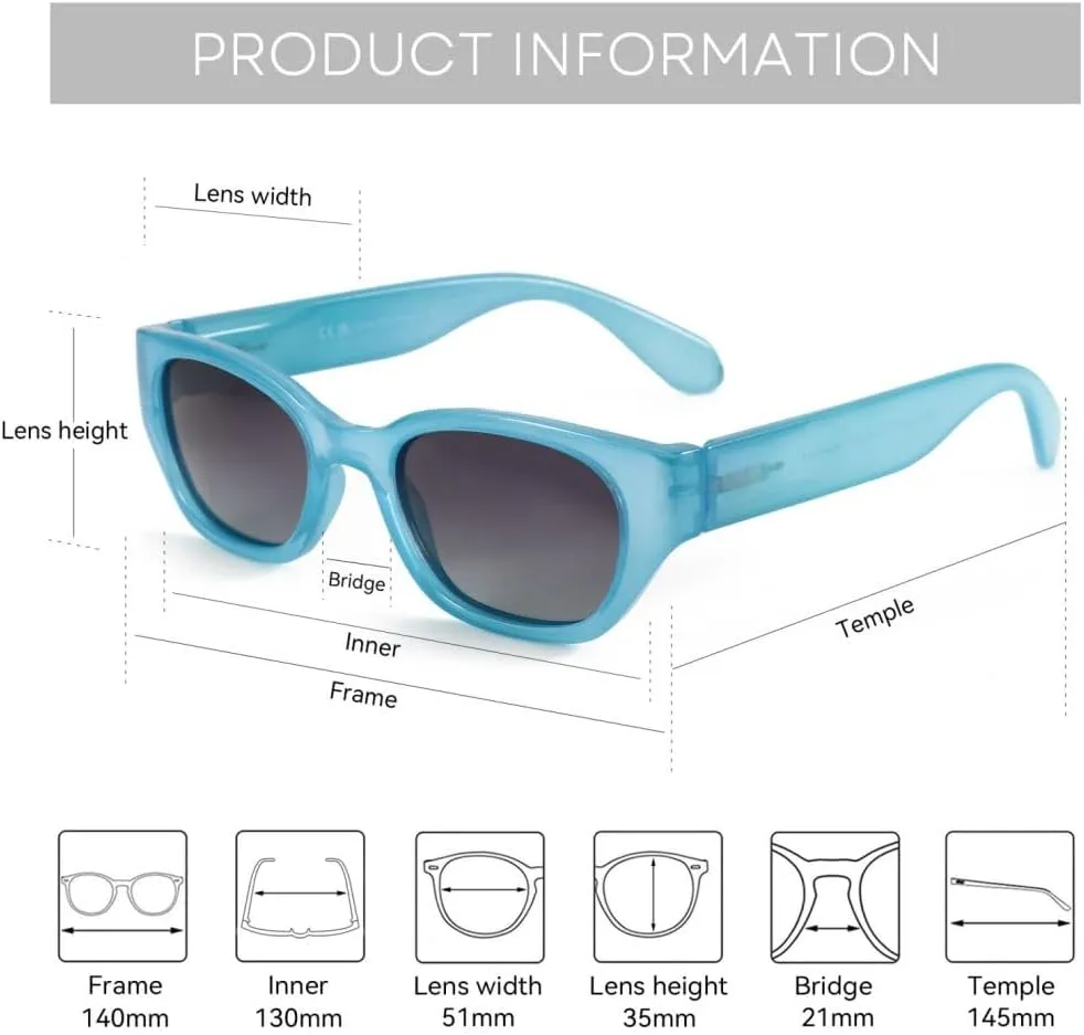 ZENOTTIC Womens Sunglasses Polarized Sun Glasses Trendy Cat Eye UV400 Protection